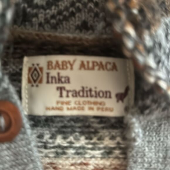 Inka Tradition Baby Alpaca Sweater Made in Peru - Picture 2 of 11